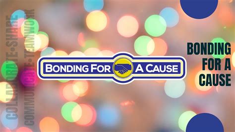 Team Bonding For A Cause .